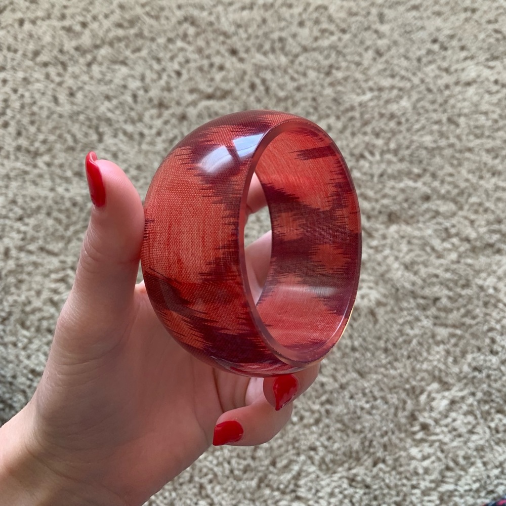 Super cute red bangle bracelet!